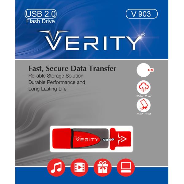 فلش وریتی ظرفیت32 گیگا بایت مدل FLASH VERITY V903 VERITY V903 Flash Memory - 32 GB